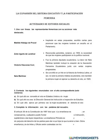 La Expansión del sistema educativo