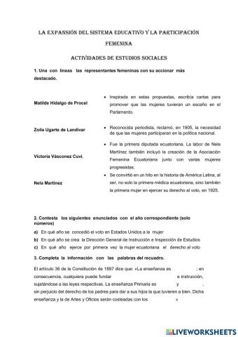 La Expansión del sistema educativo