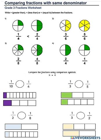 Compare Fractions