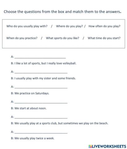 Simple Present Wh-Questions