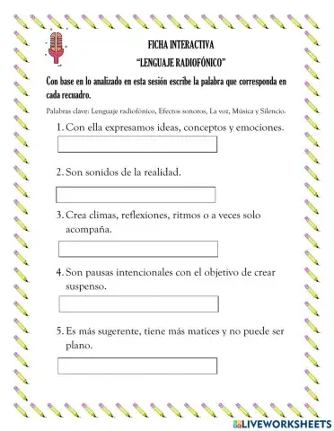 Lenguaje radiofónico