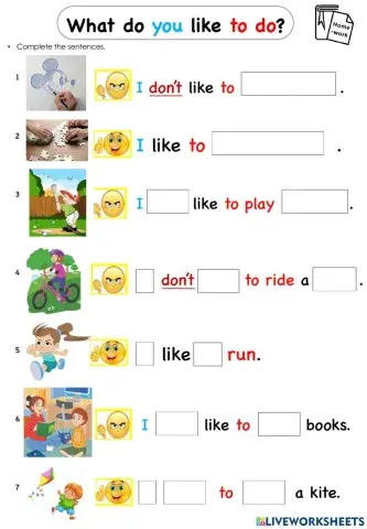 What do you like to do?