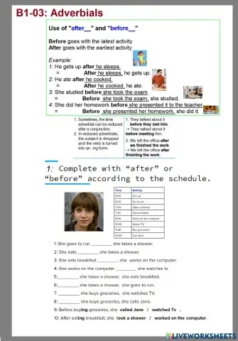 B1-03: Time adverbials 2