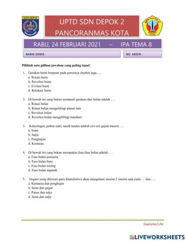 Suwisono sdn depok 2