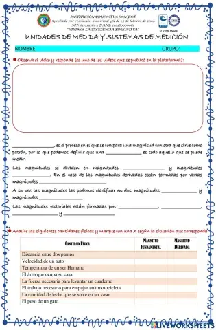 MAGNITUDES Y UNIDADES DE MEDIDAS