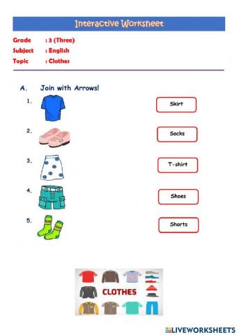 Clothes in English
