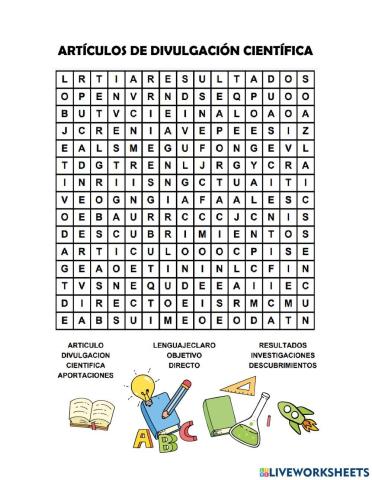 Artículos de divulgación científica