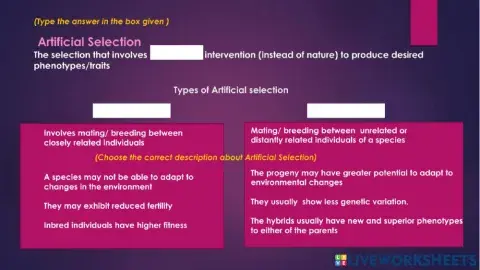 Artificial selection