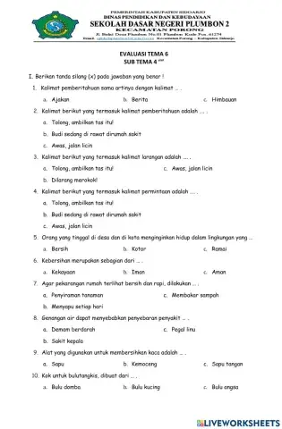 Tematik tema 6 sub tema4