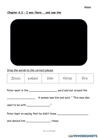 I was there ... I saw him