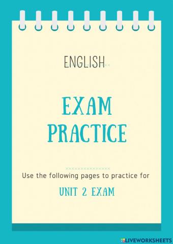 Exam practice