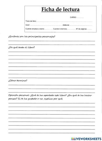 Ficha lectura optativa