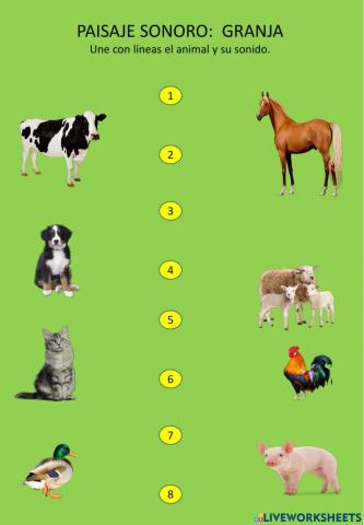 Paisaje sonoro. La granja.