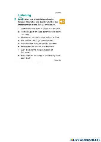 Smartime 1 unit 5 listening