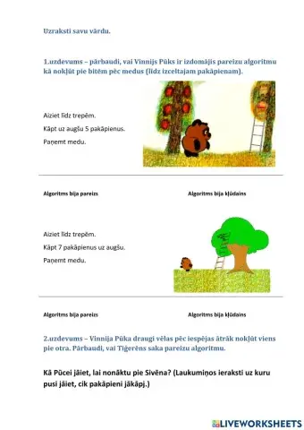 2. klase Algoritmi PD