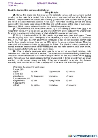 Reading part 4 text 3