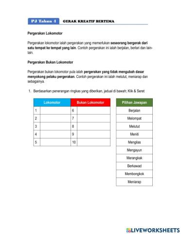 Gerak Kreatif Bertema