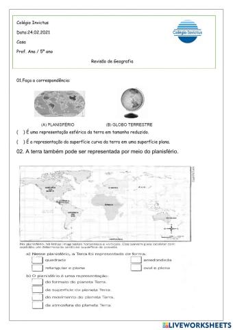 Revisão de Geografia