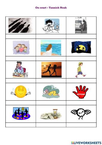 On court - Yannick Noah