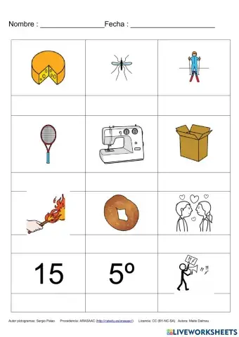 Escribe palabras con QUE QUI