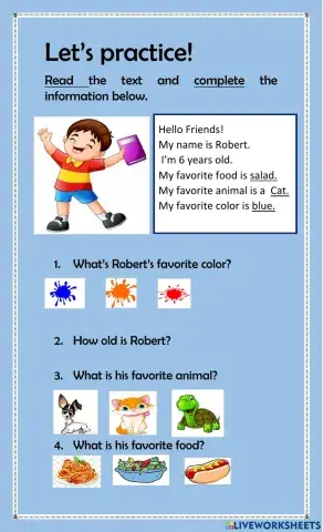 Personal information