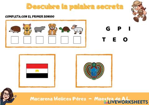 Egipto - Palabras Secretas