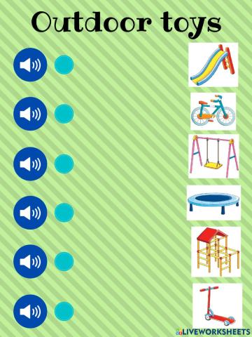 Outdoor toys
