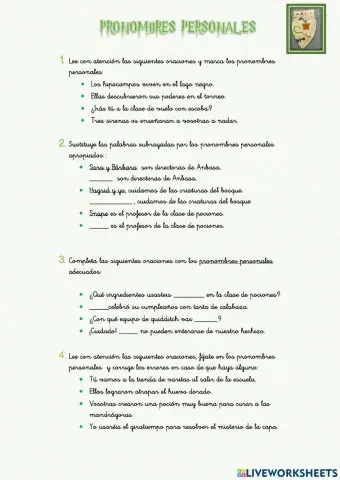 Pronombres personales