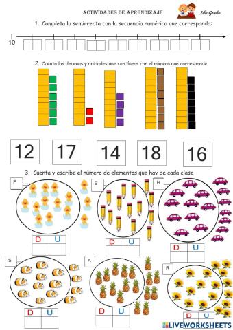 Números hasta el 19