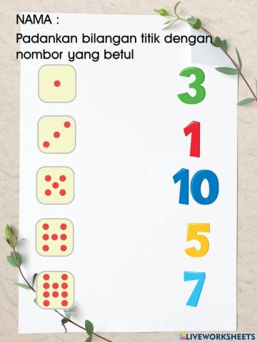 Membilang nombor 1-10