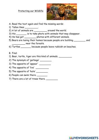 Protecting Our Wildlife