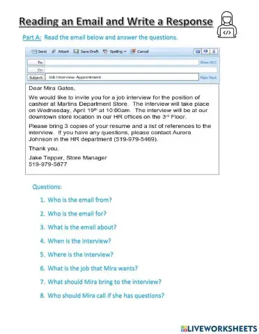 Read and Respond to Email