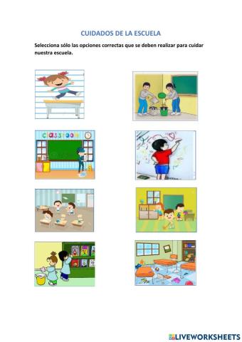 Cuidados de la escuela