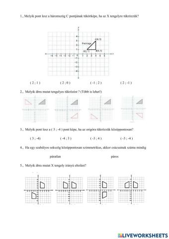 Geometriai transzformációk