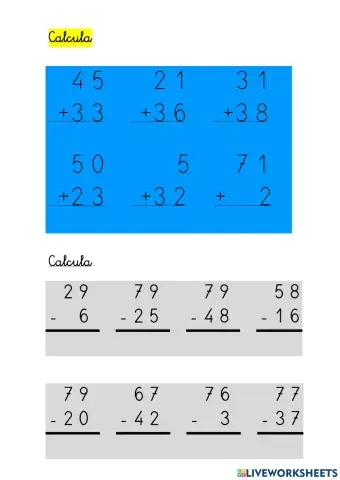 Ficha matematicas 25 febrero 2021
