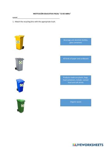 Recycling exercise 5