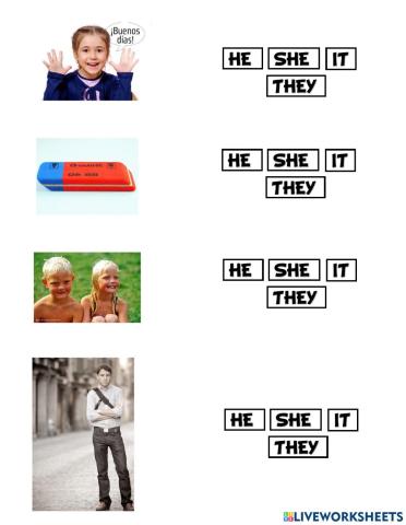 He She It They