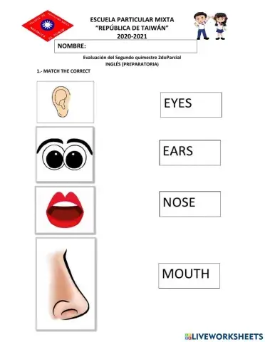 Evaluacion DE INGLES