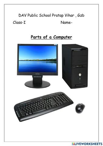 Parts of a Computer