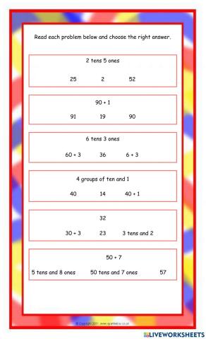 Place Value practice