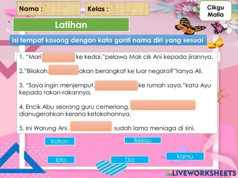 Kata ganti nama diri