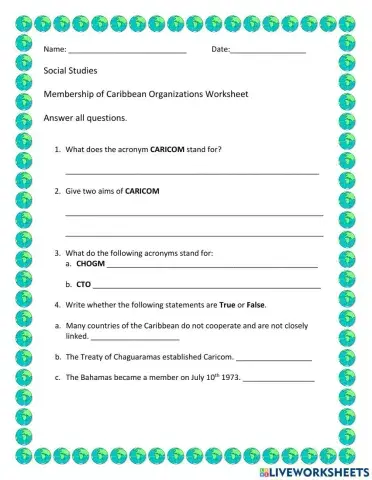 Membership of Caribbean Organizations