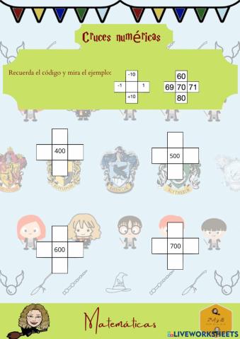 Cruce numéricas (VI)