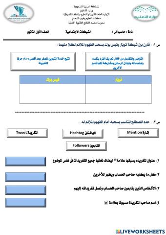 الشبكات الاجتماعية