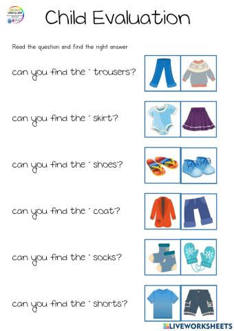 Child Evaluation (clothes)