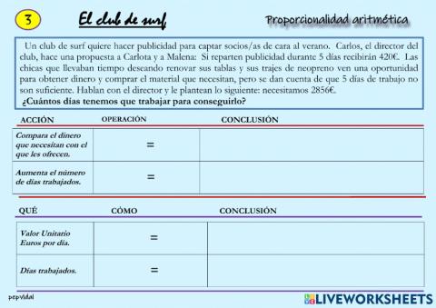 Proporcionalidad aritmética 3 (2)