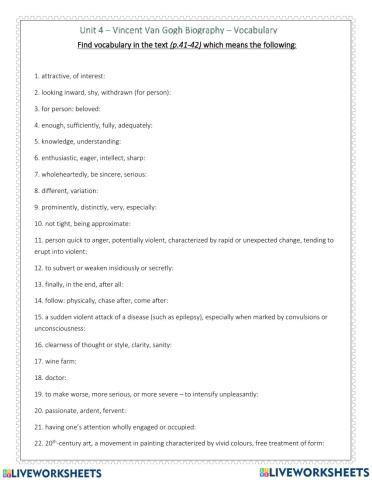 Unit 4-Reading-Vocabulary-Vincent