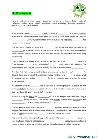 On Coronavirus (disease)