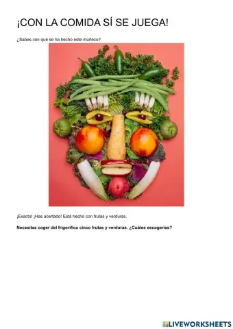 Con la comida sí se juega
