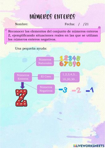 Los Números Enteros.